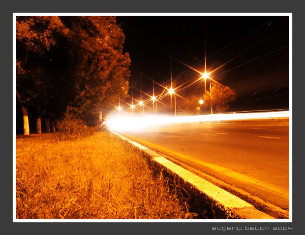 photo "rays in nights" tags: landscape, night