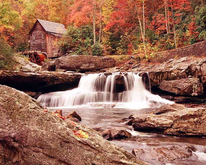 photo "Babcock Mill" tags: landscape, autumn, water