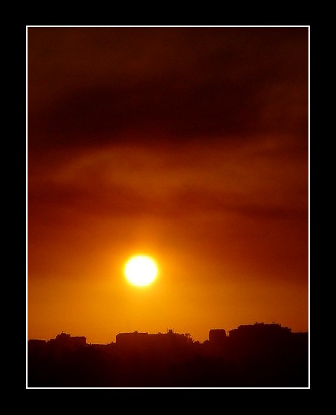 photo """«Orange Sky»""" tags: landscape, sunset