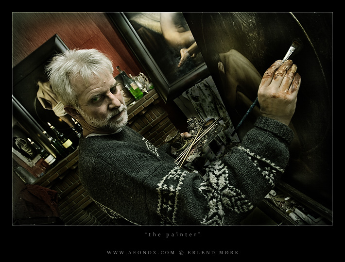 photo "The painter" tags: portrait, misc., man