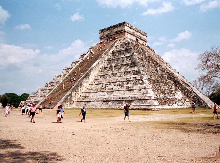 photo "Pyramid of Majja in Chichen-Itsa" tags: travel, architecture, landscape, South America