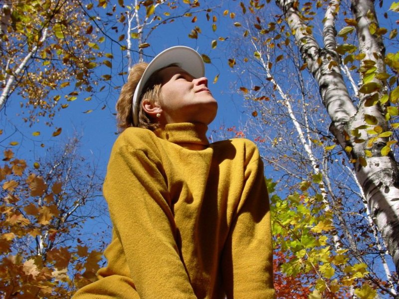 фото "Autumn Sunshine" метки: портрет, пейзаж, женщина, осень