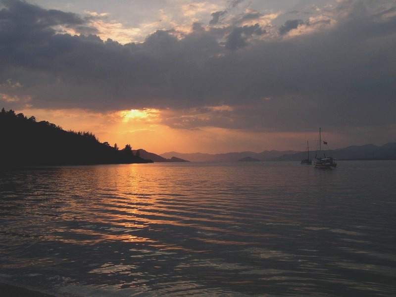 photo "Sunset in Fethiye" tags: landscape, clouds, sunset