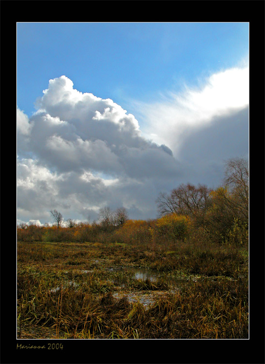 photo "Cloud" tags: landscape, autumn, clouds