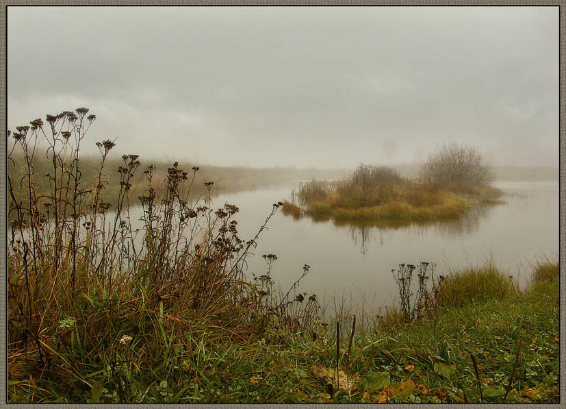 photo "Island in the fog" tags: landscape, autumn