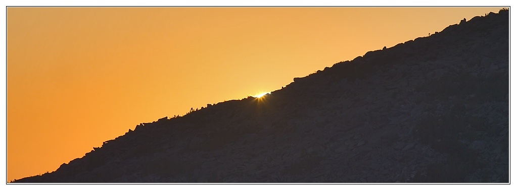 photo "Orange day" tags: landscape, mountains, sunset