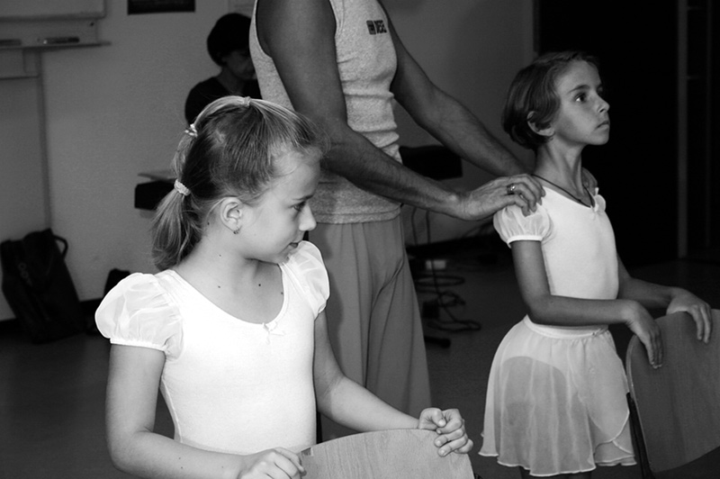 photo ""At a ballet lesson "" tags: reporting, genre, 