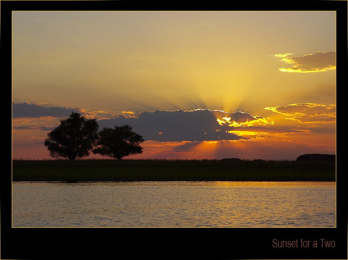 photo "Sunset for a two" tags: landscape, sunset, water