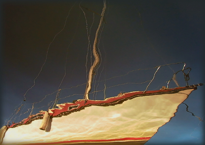 фото "яхта" метки: абстракция, пейзаж, вода