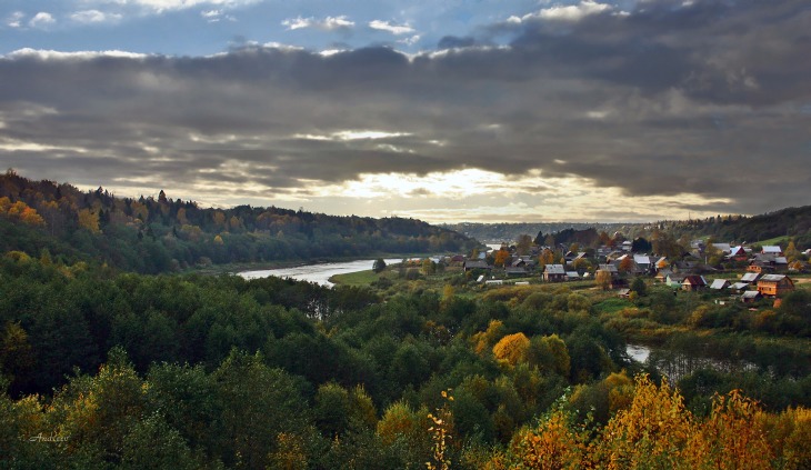 photo "Untitled photo" tags: landscape, autumn, water