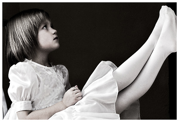 photo "alisa" tags: black&white, portrait, children