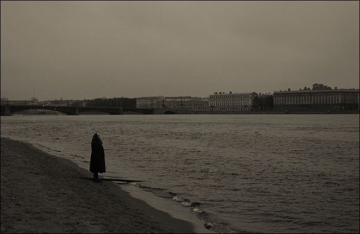 photo "Sumerki (Saint-Petersburg)" tags: architecture, black&white, landscape, 