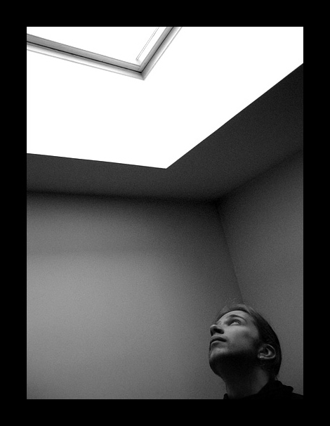 photo "angle of vision" tags: portrait, black&white, man