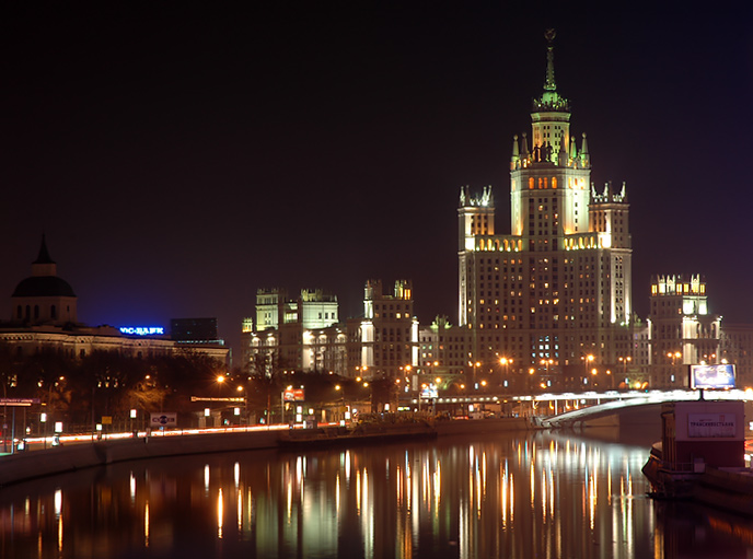 photo "Moscow Lights (part 3)" tags: landscape, architecture, night