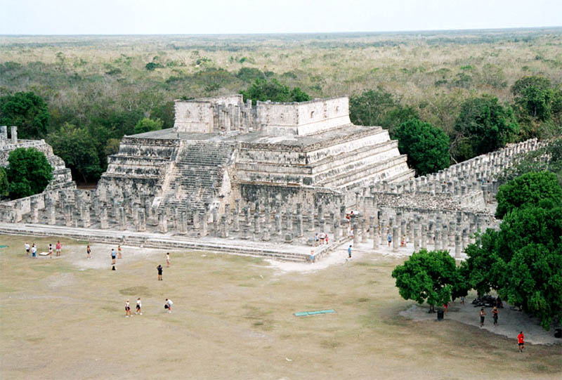 photo "Temple of 1000 warriors" tags: architecture, travel, landscape, South America