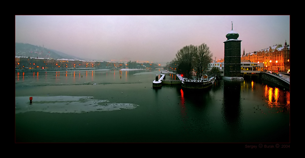 фото "Влтава с Йираскува моста" метки: архитектура, путешествия, пейзаж, Европа
