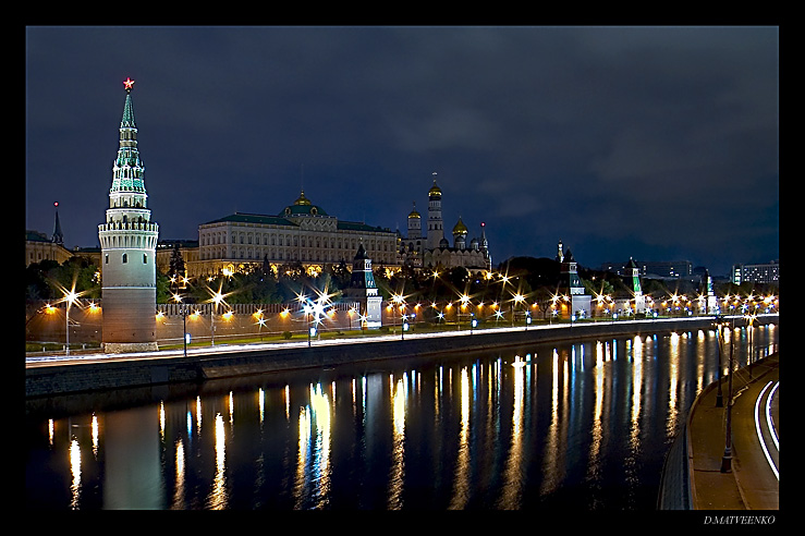 фото "ночная Москва" метки: архитектура, пейзаж, 