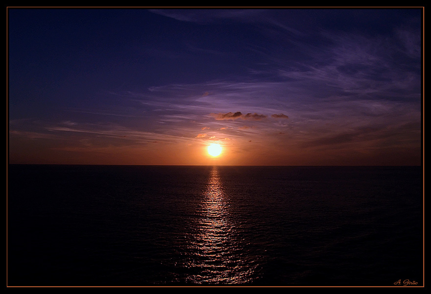 фото "Sunset in Pacific Ocean" метки: пейзаж, вода, закат