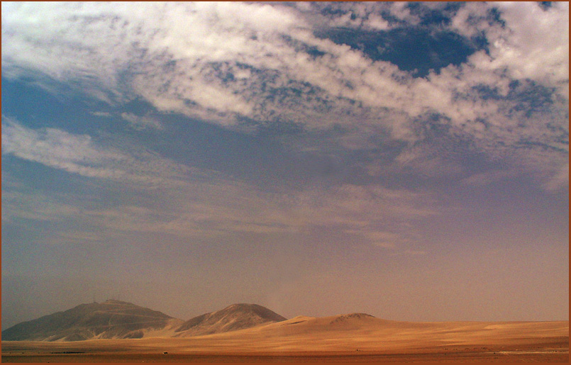 photo "Sand storm" tags: landscape, clouds, mountains