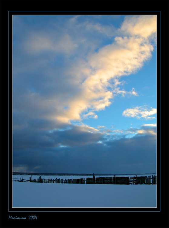 photo "Blue" tags: landscape, autumn, clouds