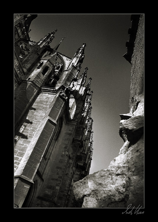 photo "Gothic melody" tags: architecture, black&white, landscape, 