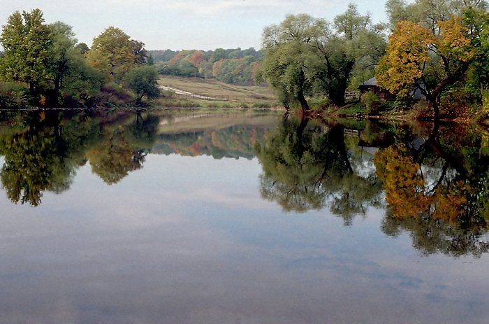 photo "The mirror land" tags: landscape, autumn, water