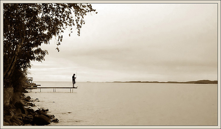 photo "Fishing landscape" tags: landscape, water