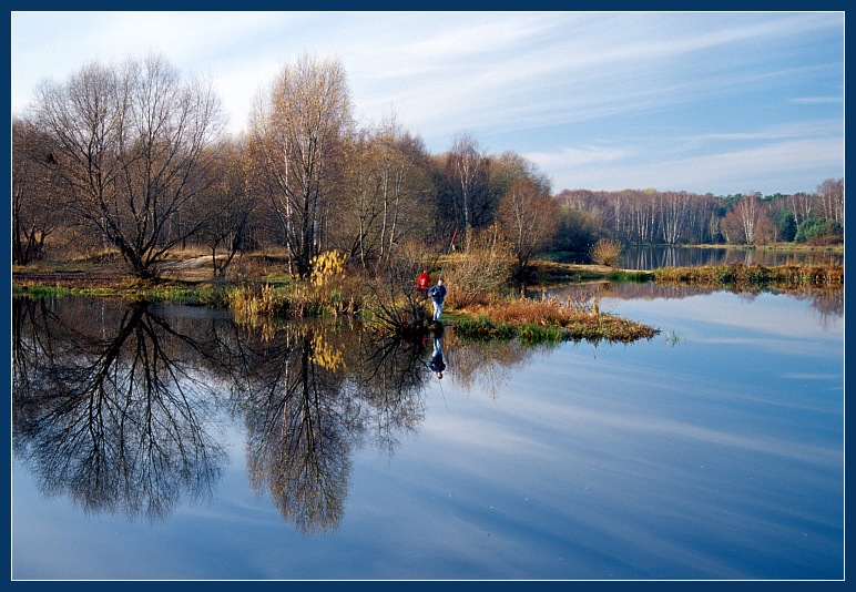 photo "Autumn in Serebryaniy Bor (#2)" tags: landscape, autumn, water