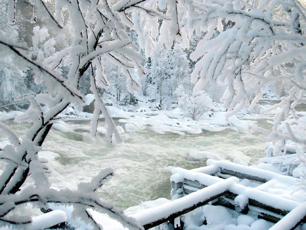 photo "Winter fairy tale of the river." tags: landscape, winter