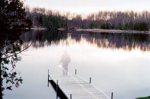 photo "Ghost of the Lake" tags: landscape, technics, water