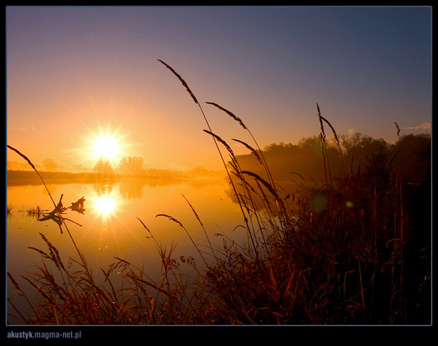 photo "odra 1" tags: landscape, sunset, water