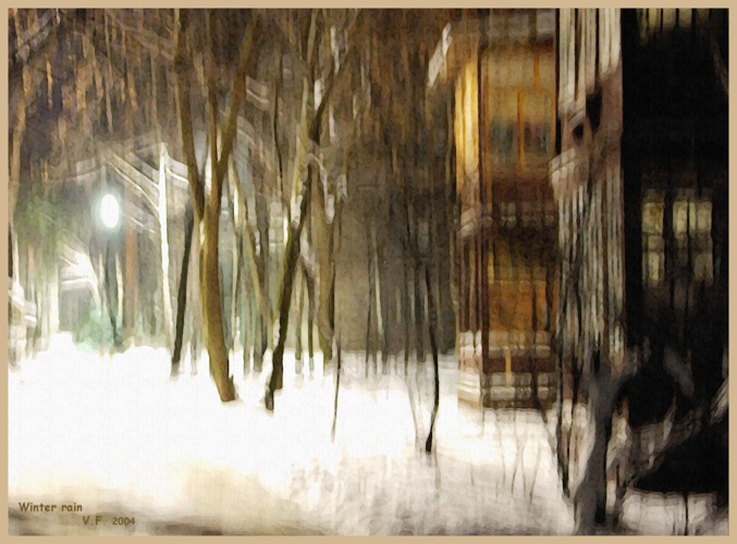 фото "Зимний дождь" метки: пейзаж, зима
