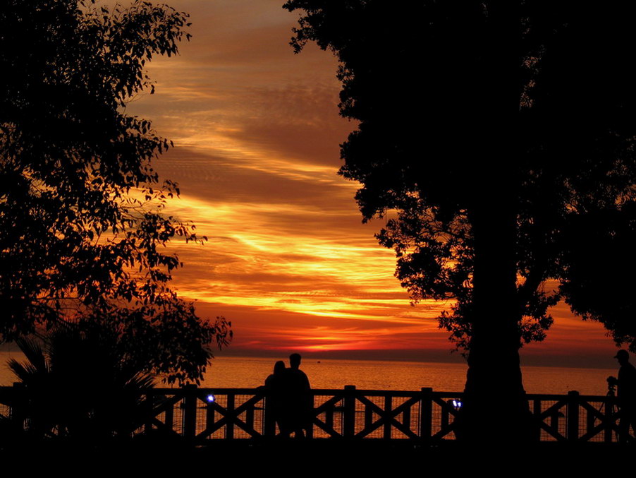 photo "Sunset in red" tags: travel, landscape, North America, sunset