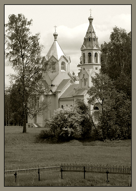 photo "church" tags: landscape, architecture, forest