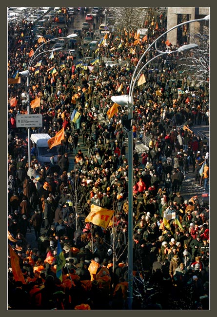 photo "Kiev. Orange revolution" tags: reporting, 