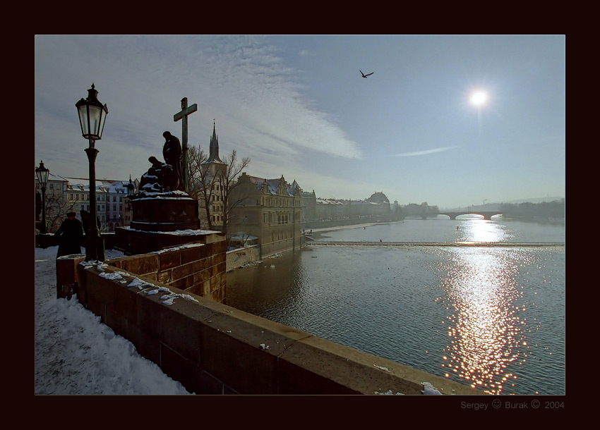 photo "The sun above Vltava" tags: landscape, travel, Europe, mountains