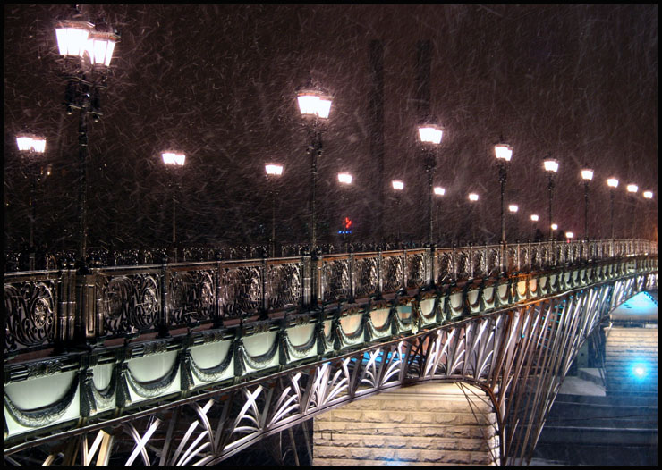 photo "Snow Bridge" tags: architecture, landscape, 