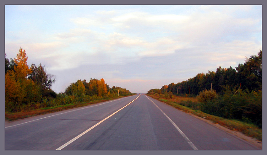 фото "Иду на закат" метки: пейзаж, осень