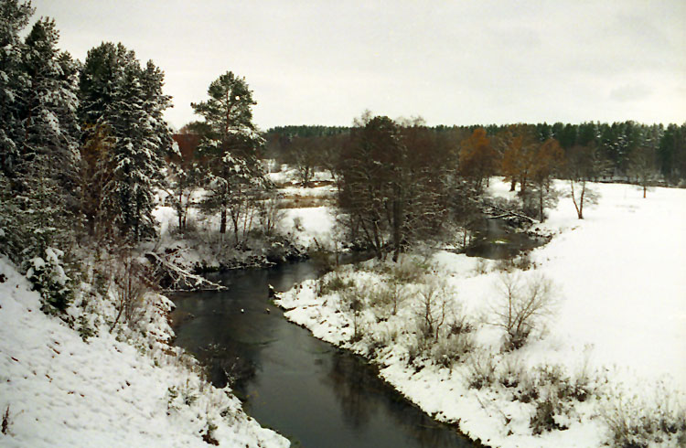 photo "Winter begin!" tags: landscape, winter
