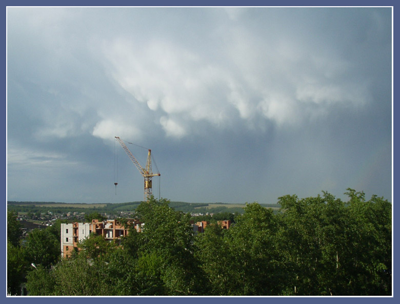 photo "before thunderstorm" tags: landscape, clouds, summer