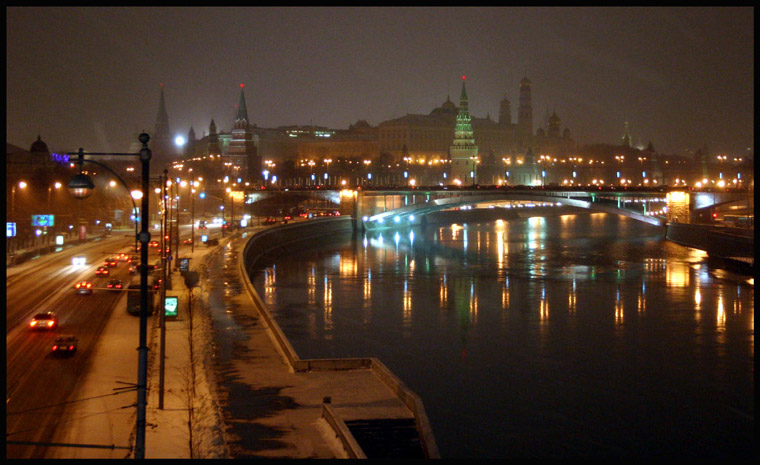 photo "Evening Moscow" tags: architecture, landscape, night