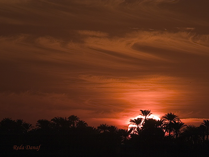 photo "Sunset over Luxor" tags: travel, landscape, Africa, sunset