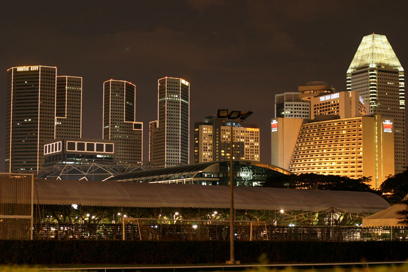 photo "Singapore at night" tags: travel, architecture, landscape, Asia