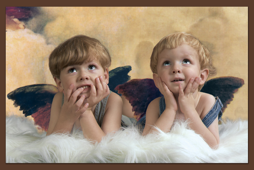 фото "Cherubs" метки: портрет, фотомонтаж, дети