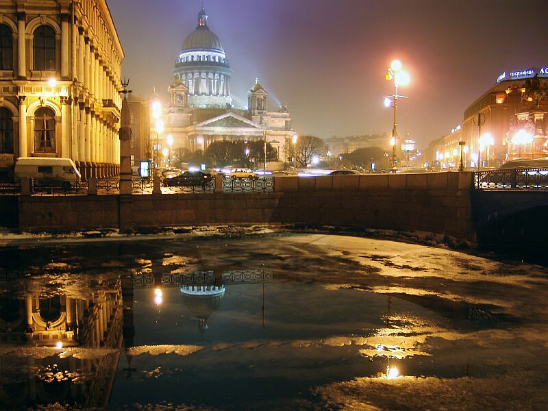 photo "In Peter humidity of 100 %" tags: landscape, night