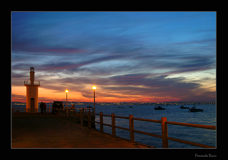 фото "Romantic pier" метки: архитектура, пейзаж, закат