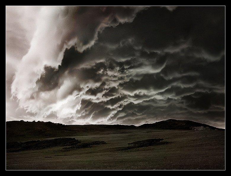 photo "... a thunder-storm has come (repost)" tags: nature, landscape, clouds