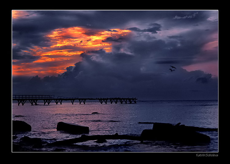 фото "Война небес" метки: пейзаж, закат