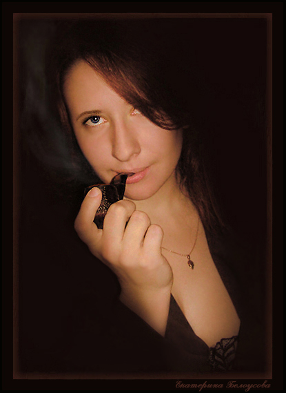 photo "A Wooman & a Pipe" tags: portrait, genre, woman