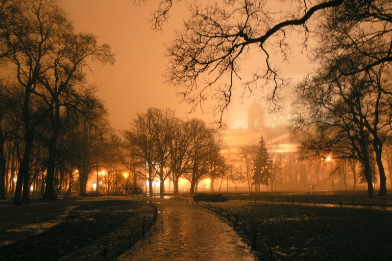 photo "In the winter foggy evening in Petersburg" tags: architecture, landscape, autumn